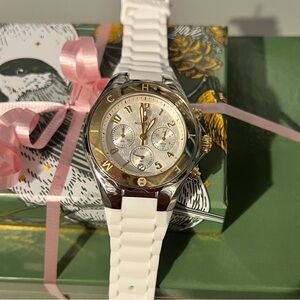 Michele Jellybean Silicone Strap Watch, 38mm NWT